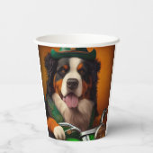 ベルネーズマウンテンドライビングバイクセントパトリックの日 紙コップ (裏面)