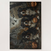 ベルネーズマウンテンハロウィンナイトドギーディライト ジグソーパズル (縦)