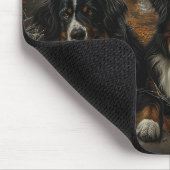 ベルネーズマウンテンハロウィンナイトドギーディライト マウスパッド (コーナー)