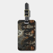 ベルネーズマウンテンハロウィンナイトドギーディライト ラゲッジタグ (正面縦)