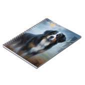 ベルネーズマウンテンハロウィーン怖い ノートブック (左側)