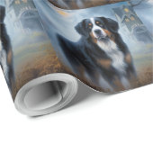 ベルネーズマウンテンハロウィーン怖い ラッピングペーパー (ロールコーナー)