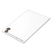 ベルネーズマウンテンパピーパーソナライズド ノートパッド (アングル)