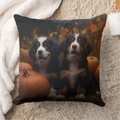 ベルネーズマウンテンパピー秋デライトカボチャ クッション (ブランケット)