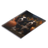 ベルネーズマウンテンパピー秋デライトカボチャ ノートブック (左側)