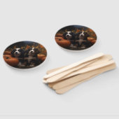 ベルネーズマウンテンパピー秋デライトカボチャ ハンドファン (組立なし)