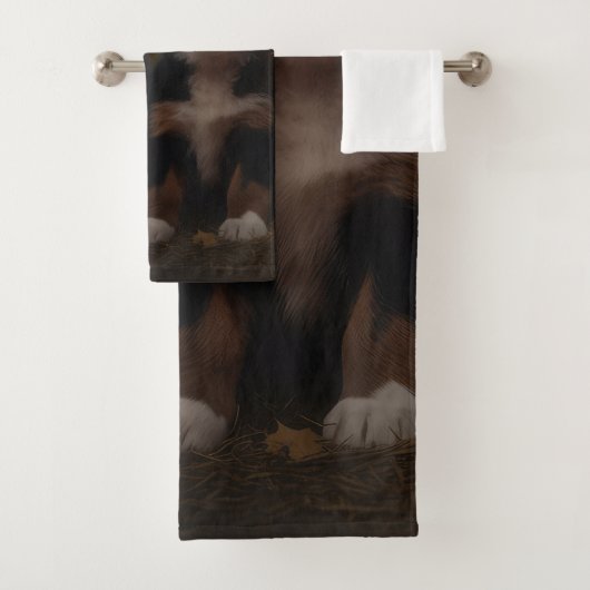 ベルネーズマウンテンパピー秋デライトカボチャ バスタオルセット (インサイチュ)