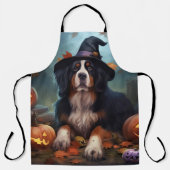 ベルネーズマウンテンパンプキンスハロウィンホラー エプロン (正面)