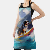 ベルネーズマウンテンビーチサーフィン絵を描ズ エプロン (インサイチュ)