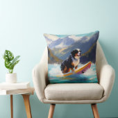 ベルネーズマウンテンビーチサーフィン絵を描ズ クッション (椅子)