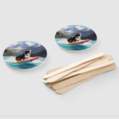 ベルネーズマウンテンビーチサーフィン絵を描ズ ハンドファン (組立なし)