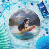 ベルネーズマウンテンビーチサーフィン絵を描ズ ペーパープレート (パーティー)