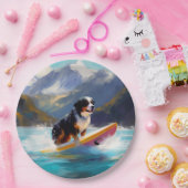 ベルネーズマウンテンビーチサーフィン絵を描ズ ペーパープレート (パーティー)