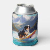 ベルネーズマウンテンビーチサーフィン絵を描ズ 缶クーラー (缶正面)