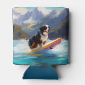 ベルネーズマウンテンビーチサーフィン絵を描ズ 缶クーラー (裏面)