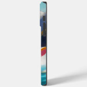 ベルネーズマウンテンビーチサーフィン絵を描ズ Case-Mate iPhoneケース (裏面 / 左)