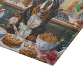 ベルネーズマウンテンホリデーベーキング:フェスティバルクリスマス カッティングボード (角)