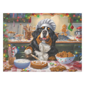 ベルネーズマウンテンホリデーベーキング:フェスティバルクリスマス テーブルクロス (正面(横))