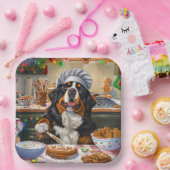 ベルネーズマウンテンホリデーベーキング:フェスティバルクリスマス ペーパープレート (パーティー)