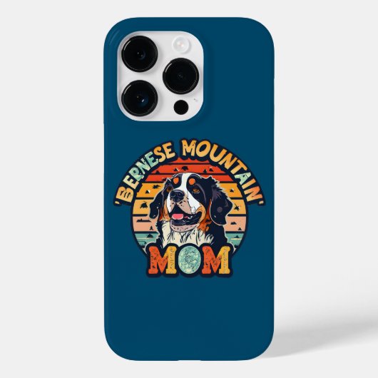 ベルネーズマウンテンママ:どこで愛とスタイルが衝突 Case-Mate iPhoneケース (裏面)