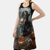 ベルネーズマウンテンライディングオートバイハロウィーン怖い エプロン (インサイチュ)