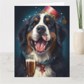 ベルネーズマウンテン新年 カード (正面)