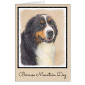 ベルネーズマウンテン絵画ドッグのオリジナル- Bernese Mountain Dog Art (正面)
