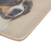ベルネーズマウンテン絵画ドッグのオリジナル- Bernese Mountain Dog Art カッティングボード (角)