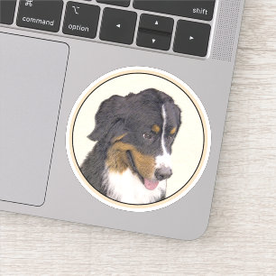 ベルネーズマウンテン絵画ドッグのオリジナル- Bernese Mountain Dog Art シール