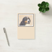 ベルネーズマウンテン絵画ドッグのオリジナル- Bernese Mountain Dog Art ポストイット (オフィス)