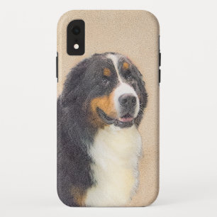 ベルネーズマウンテン絵画ドッグのオリジナル- Bernese Mountain Dog Art iPhone XRケース