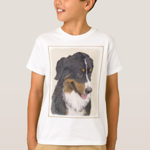 ベルネーズマウンテン絵画ドッグのオリジナル- Bernese Mountain Dog Art Tシャツ
