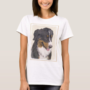 ベルネーズマウンテン絵画ドッグのオリジナル- Bernese Mountain Dog Art Tシャツ