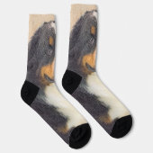 ベルネーズマウンテン絵画ドッグズ – かわいいオリジナルド ソックス (右)