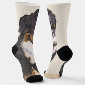 ベルネーズマウンテン絵画ドッグ2's – かわいいオリジナルド ソックス (傾斜あり)