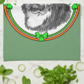 ベルネーズムントンドッグSt patricks キッチンタオル (折り畳み)