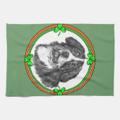 ベルネーズムントンドッグSt patricks キッチンタオル (横)