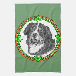 ベルネーズムントンドッグSt patricks キッチンタオル