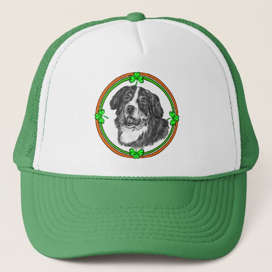 ベルネーズムントンドッグSt patricks キャップ (正面)