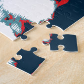 ベルネーズ・マウンテンドッグ政治パロディー・ポスター ジグソーパズル (側面)