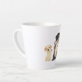 ベルネーゼの山犬 カフェラテマグ (左アングル)