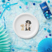 ベルネーゼの山犬 ペーパープレート (パーティー)