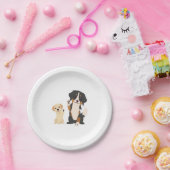 ベルネーゼの山犬 ペーパープレート (パーティー)