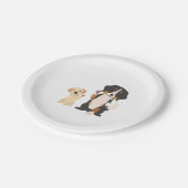 ベルネーゼの山犬 ペーパープレート (アングル)