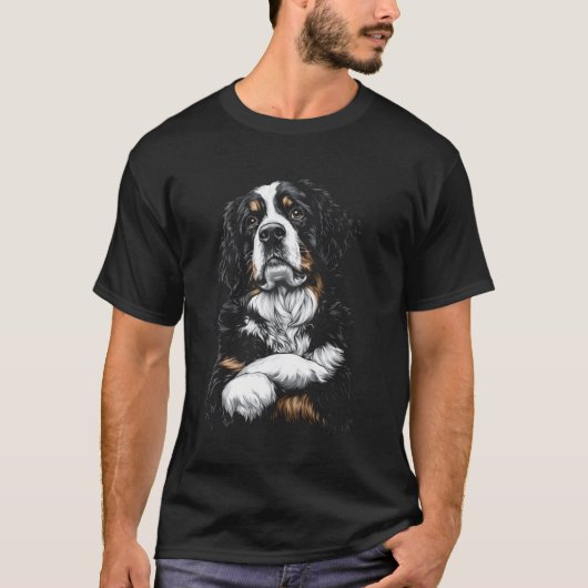 ベルネーゼの山犬 Tシャツ (正面)
