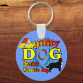 ベルネーゼの敏捷性ギフト キーホルダー (正面)