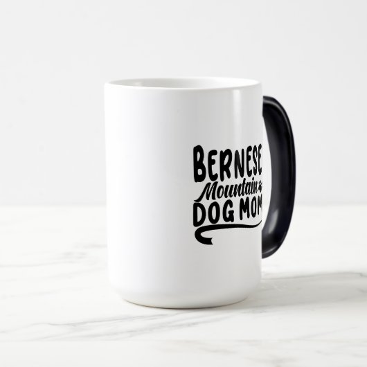 ベルネーゼ子犬の母、ベルネーゼ犬の母、ベルネーゼ母 モーフィングマグカップ (正面右)