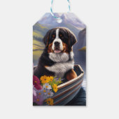 ベルネーゼ山をパドルに：風光明媚な冒険 ギフトタグ (裏面)