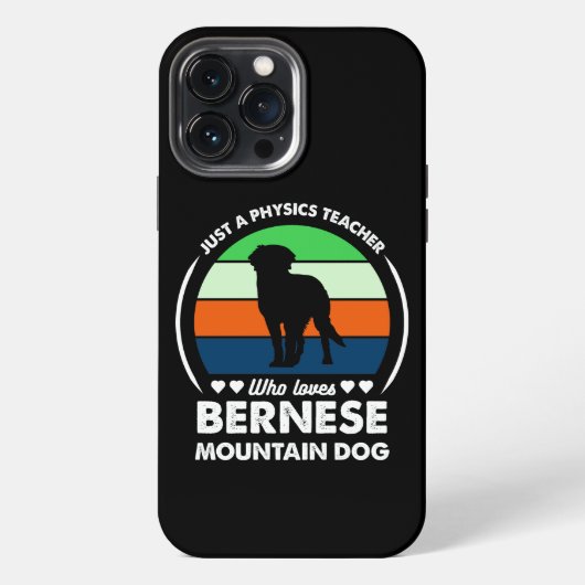 ベルネーゼ山を愛する物理先生にすぎない iPhoneケース (裏面)