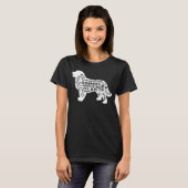 ベルネーゼ山犬と過ごす時間 Tシャツ (正面フル)